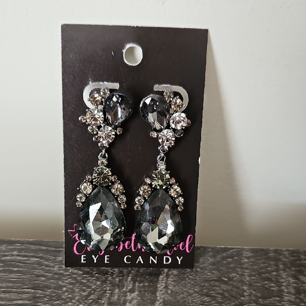 Eye Candy Silver Earrings